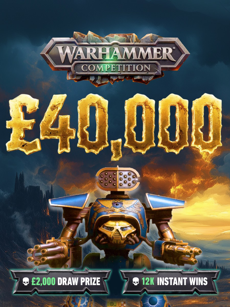 Β£2K WARHAMMER Bundle! Β£40,000 Warhammer Prizes!