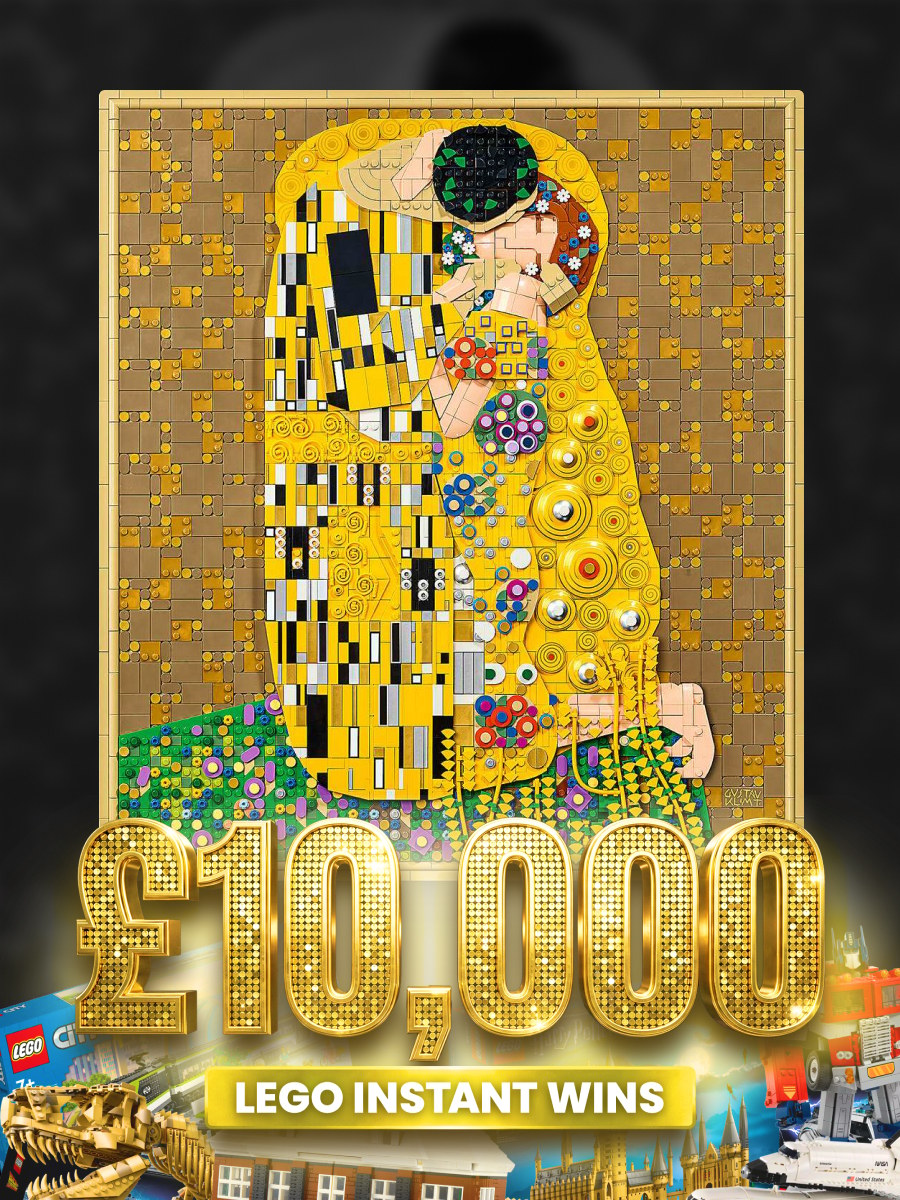 NEW LEGO THE KISS! £10,000 LEGO Prizes