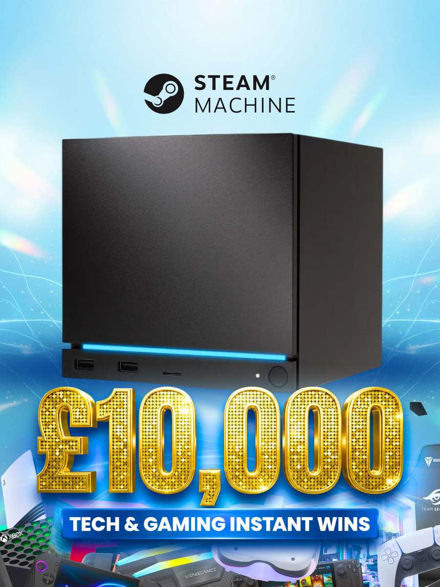 NEW! STEAM Machine! £10,000 Gaming Prizes