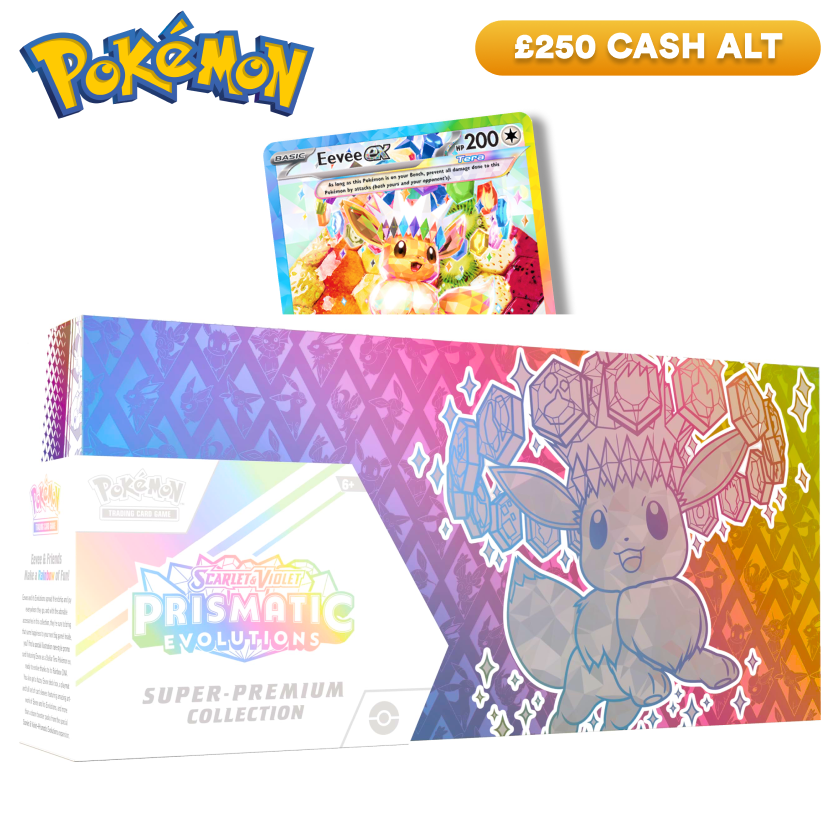 Super Premium Collection WinWink - Pokémon Prismatic Evolutions Super Premium Collection!