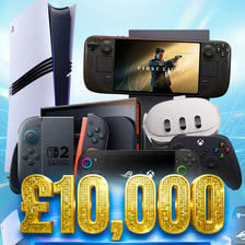 £1000 YOUR CHOICE Console Bundle! £10,000 Gaming Prizes