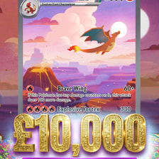 Pokémon CHARIZARD EX ACE 10 ! £10,000 Pokémon Prizes