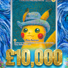 Pokémon PIKACHU ACE
10! £10,000 Pokémon Prizes