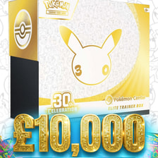 Pokémon 30TH CELEBRATION ETB! £10,000 Pokémon Prizes