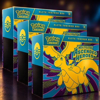 3 x Ascended Heroes Elite Trainer Boxes