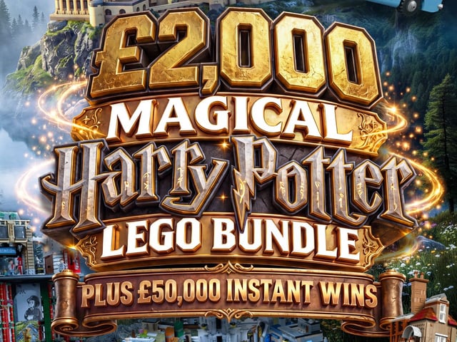 LEGO Magical HARRY POTTER £2K Bundle! £50,000 LEGO Instant Wins