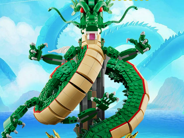 NEW! LEGO Dragon Ball: Shenron & Goku