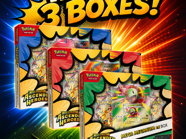3 x Ascended Heroes Collection Boxes!