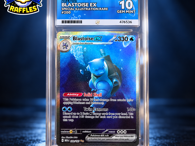 ACE 10 Blastoise EX SIR 200/165