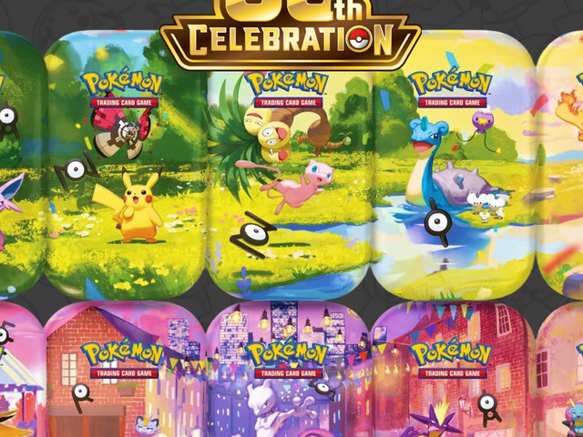Pokémon Center 30TH CELEBRATION 10x Mini Tin Collection
