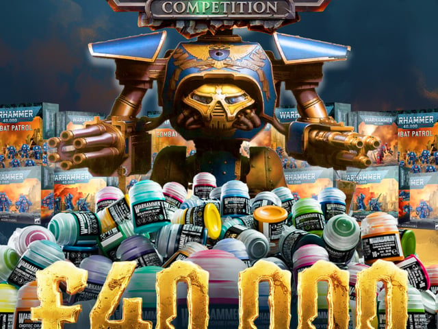 £2K WARHAMMER Bundle! £40,000 Warhammer Instant Wins!