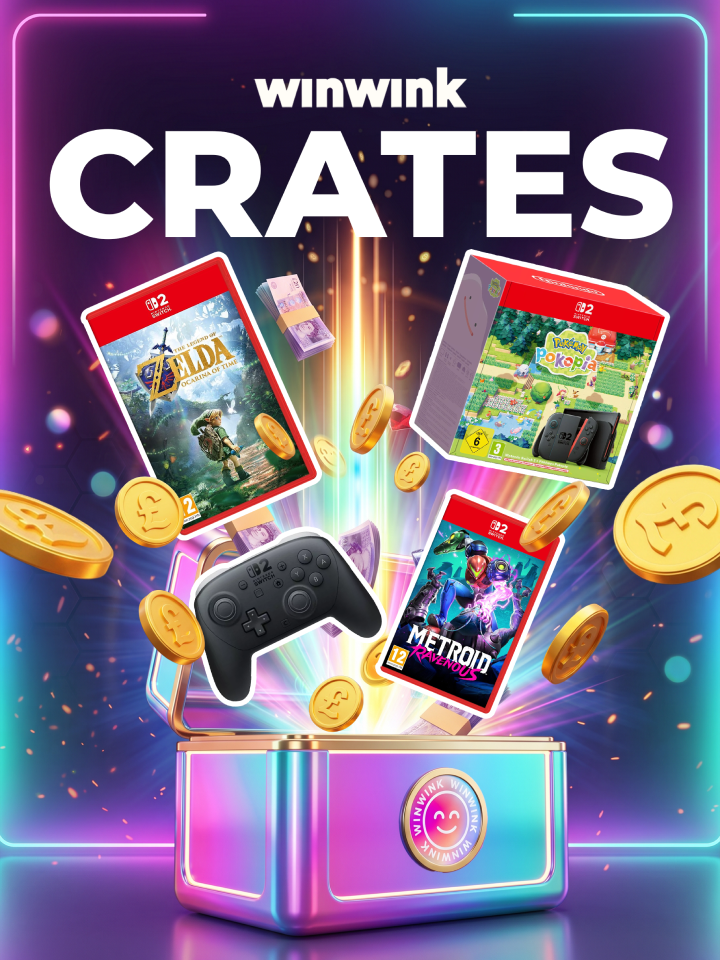 The £10,000 NINTENDO & CASH Crate