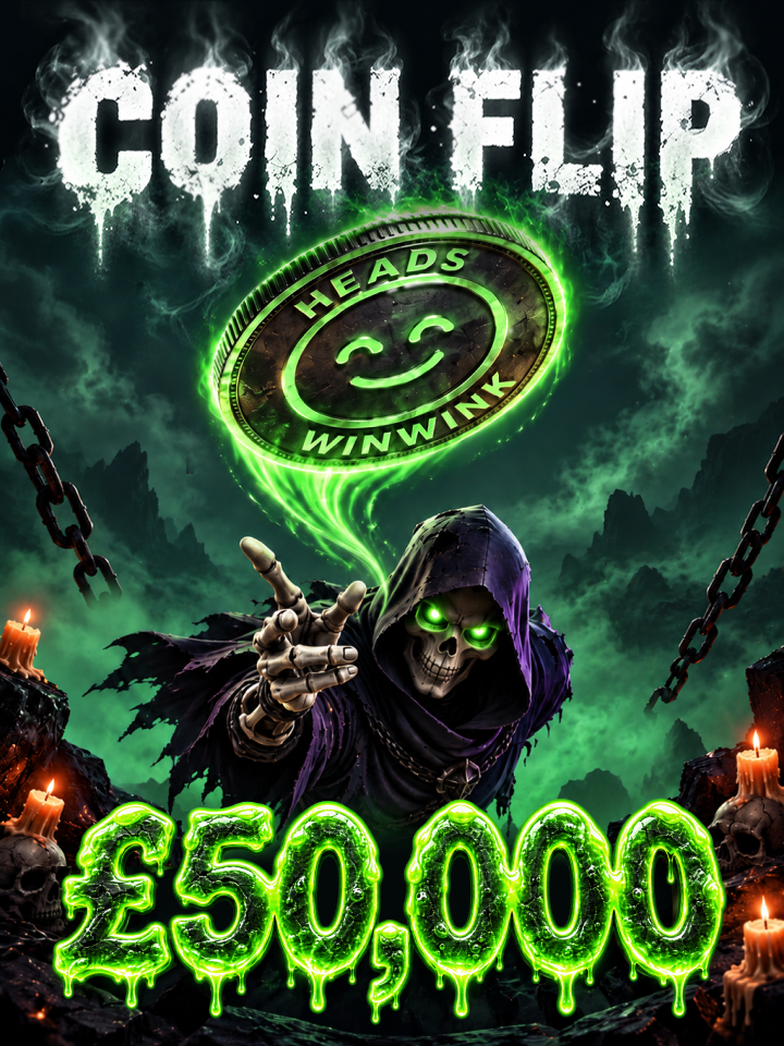 £50k COIN FLIP! Call it… if you dare
