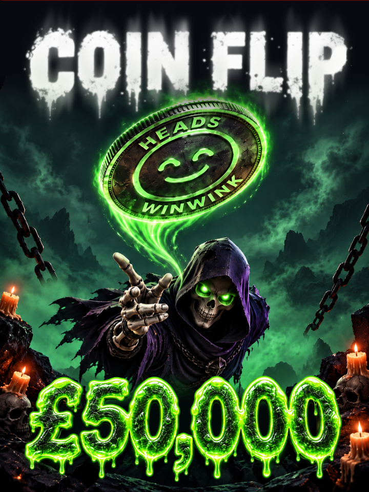 £50k COIN FLIP! Call it… if you dare