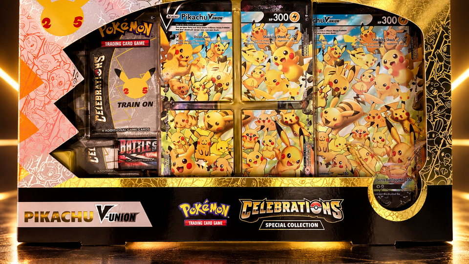 Celebrations Pikachu V-Union Special Collection Box