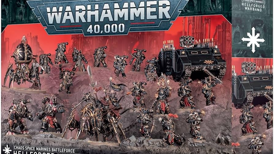 Chaos Space Marines: Hellforged Warband Battleforce