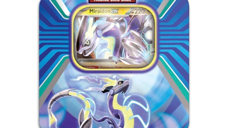 Miraidon EX Tin